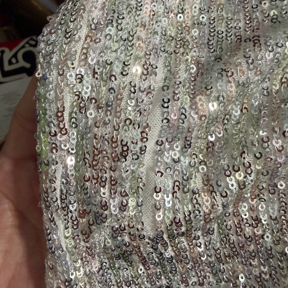 37 -NWT-WALTER BAKER CRISTA ICE SEQUIN SKIRT - Picture 6 of 6